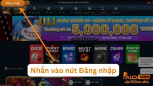 Hướng dẫn đăng nhập ALO789